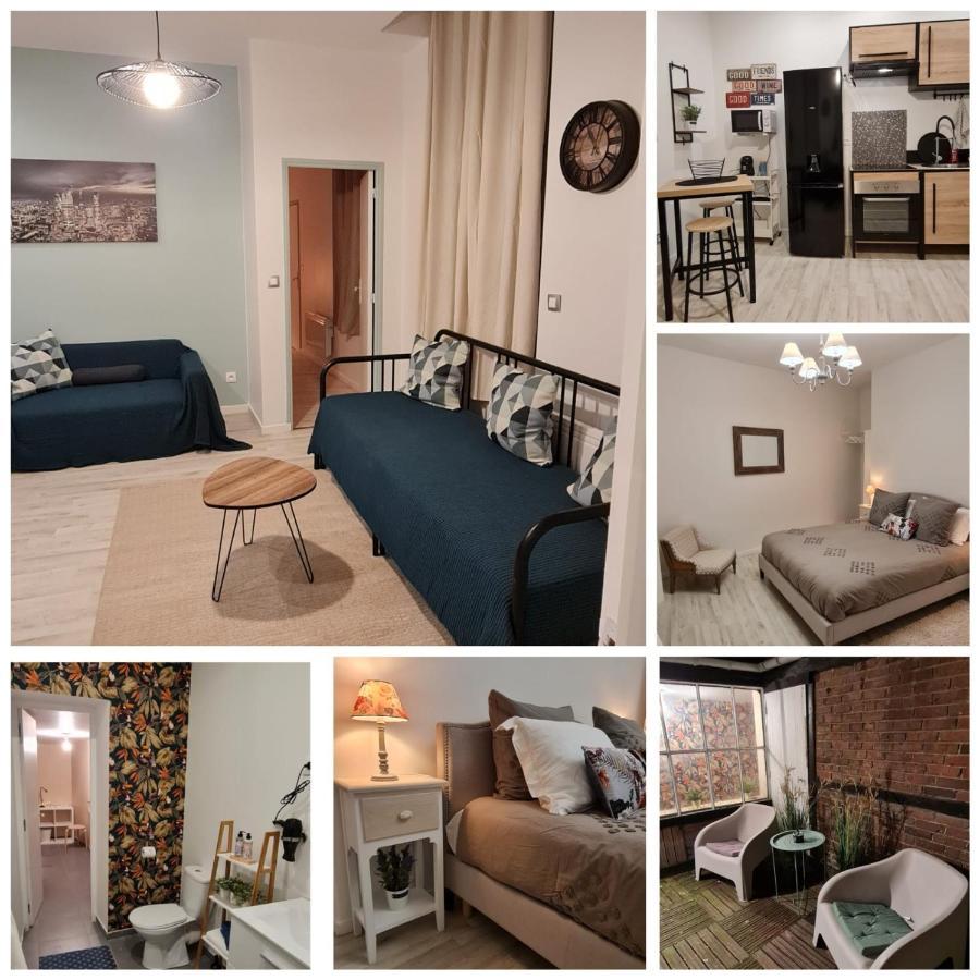 L'Echappee Belle - Terrasse 25M2 - Centre Ville - Lit Queen Size سانت كونتان المظهر الخارجي الصورة